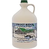 Frost Ridge Maple Farm, Organic Maple Syrup, Grade A, Gallon (128 FL Oz), Dark Robust (formerly Grade B)