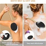 URAQT Back Cream Applicator 7 Pack Long Wooden Handle with Pads Bath Brush view 5