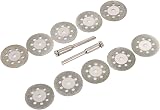 Blulu 12 Pcs 22 mm Diamond Cutting Discs with Arbor Shafts view 4