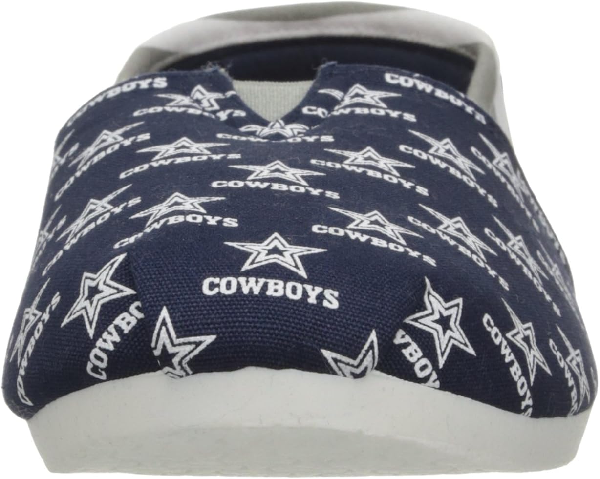 FOCO NFL Canvas Stripe Slip On Shoes : Clothing