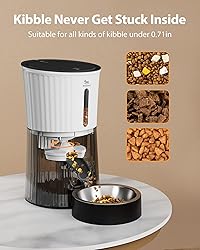Petory Timed Automatic Cat Feeders - 4L Programable