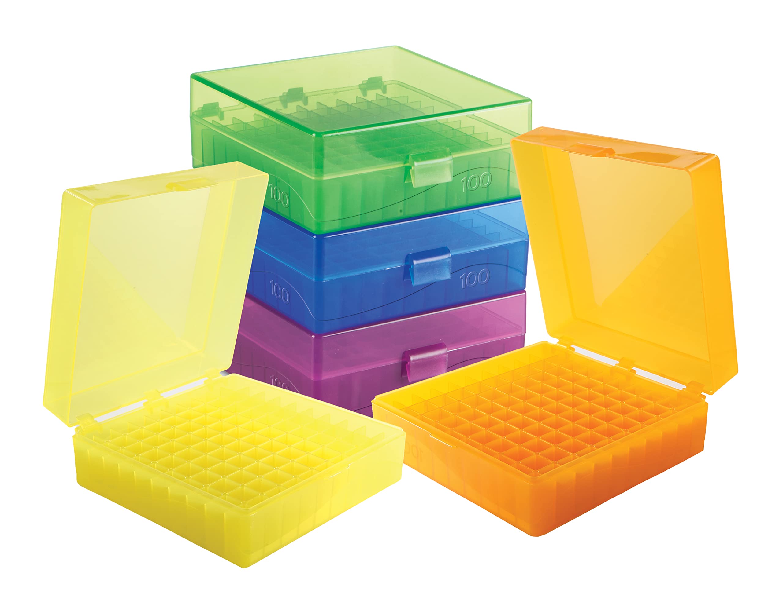 Heathrow Scientific 100-Place Microtube Storage Box