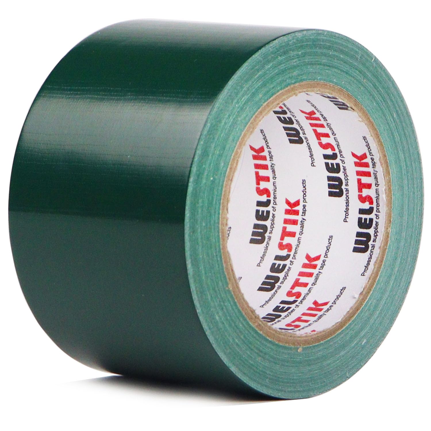 WELSTIK Professional Grade Duct Tape, Waterproof Duct Cloth Fabric,Colored Gaffer Tape for Repairs, DIY, Crafts, Indoor Outdoor Use,75mm X 41M, 7.5 Mil Thick,Dark Green