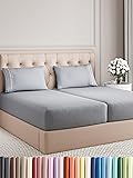 Split King Size 5 Piece Sheet Set - Comfy