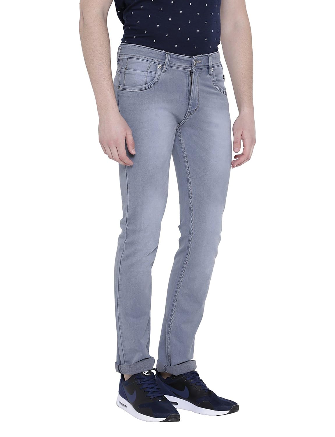 cotton and elastane jeans
