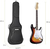 Donner 39 Inch Electric Guitar Gig Bag 12 mm Padding Water-Resistant Oxford view 3