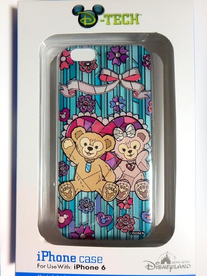 Amazon ステンドグラス風 ダッフィー シェリーメイ ペア柄 正規海外ディズニー正規品 D Tech 背景透明 クリア ダッフィー Duffy Iphone6 Iphone6 Plus カバー ケース アイフォン6 6plusカバー アイフォン5ケース 名入れ可能出品も有り Duffy Iphone6