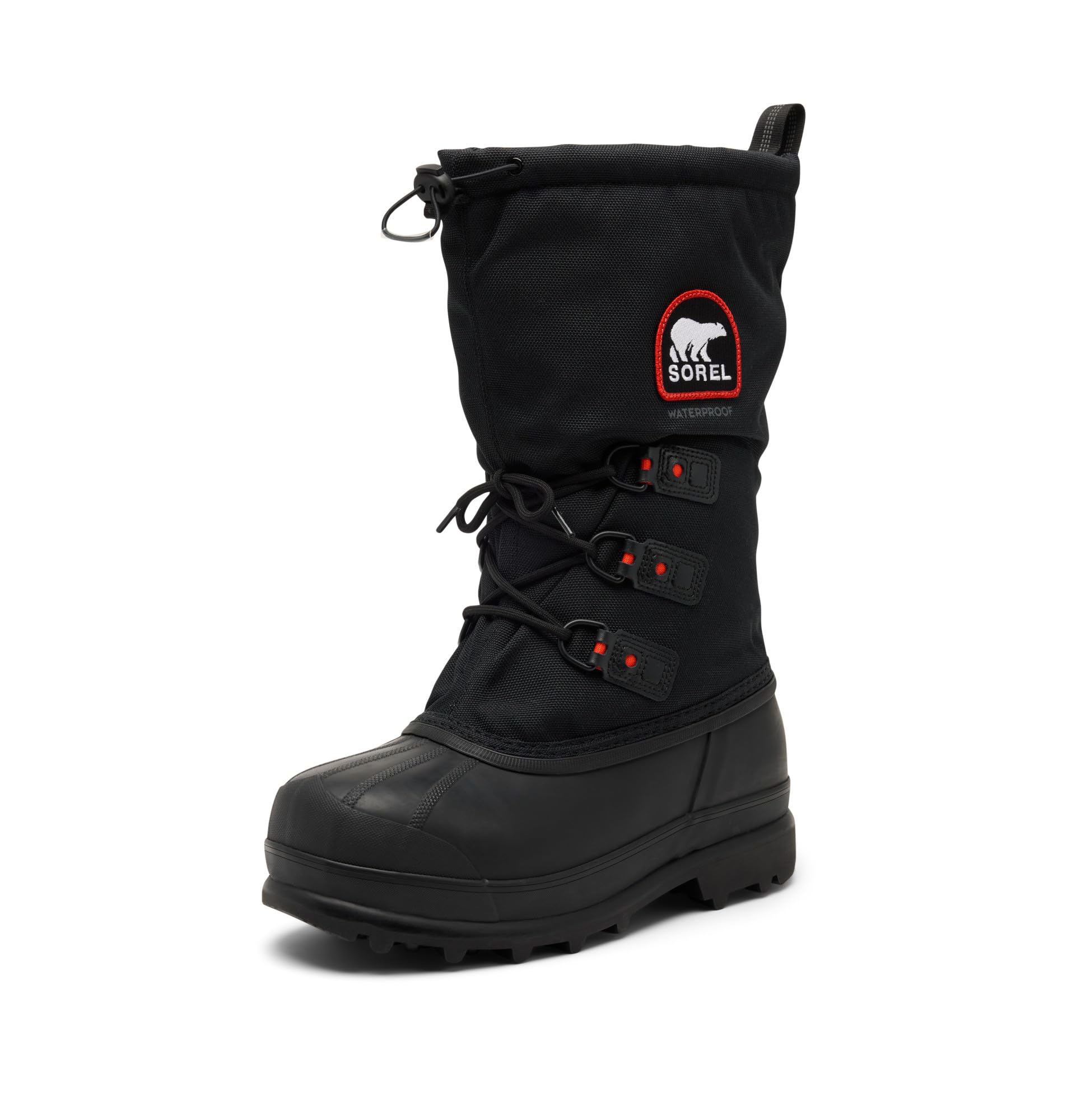 Sorel Men’s Glacier XT, Black/Red Quartz, 8