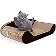 HALOVIE Large Size Cat Scratcher Bed, 20 Inch Cat Scratch Pad Cardboard Sofa Kitten Scratching Board Lounge Couch for Indoor Cats