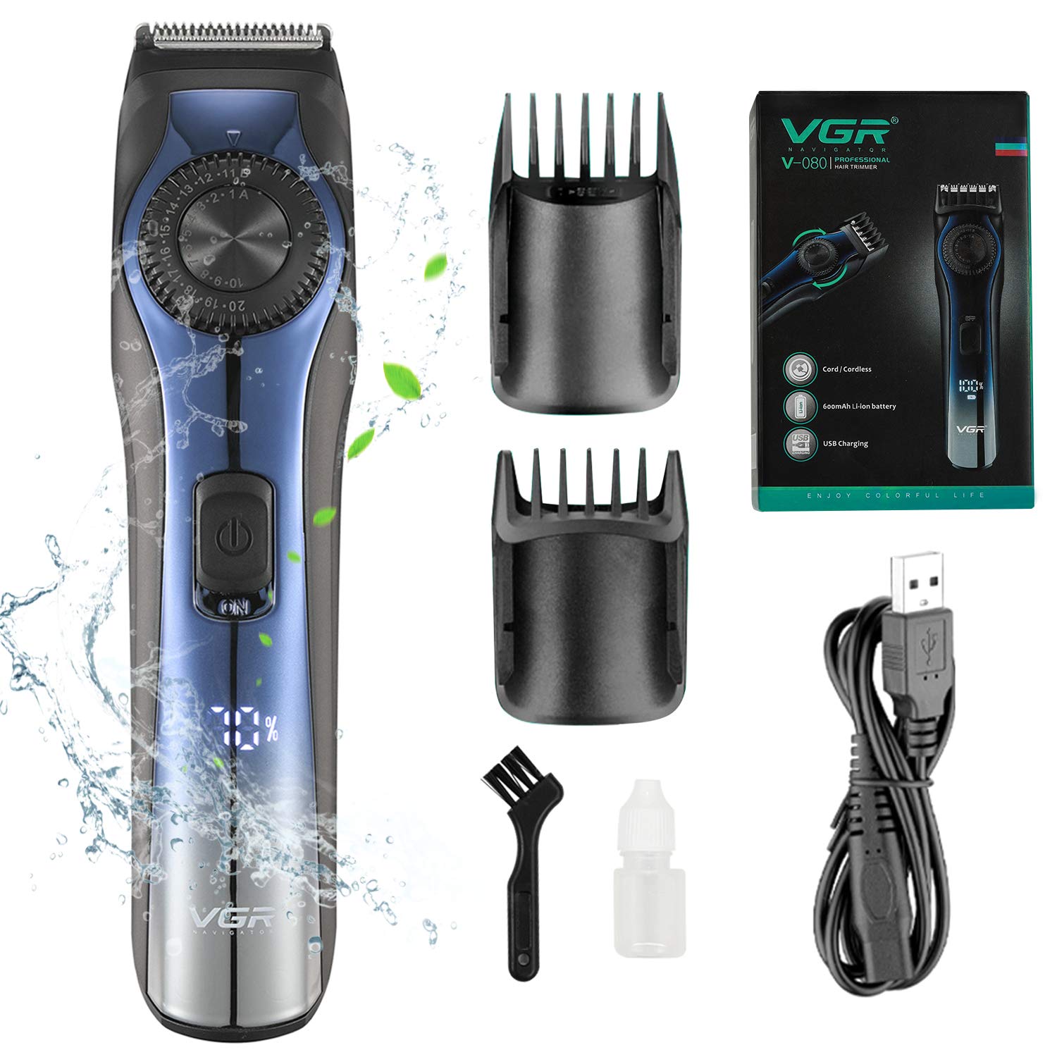 vgr professional hair clippers review