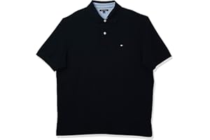 Tommy Hilfiger Men's Big & Tall Short Sleeve Cotton Pique Polo Shirt in Classic Fit