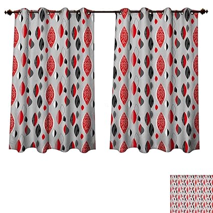 Amazon Com Rupperttextile Mid Century Blackout Thermal Curtain