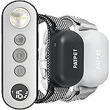PATPET Dog Training Collar with Remote, Rechargeable IPX7 Waterproof 2 Packs Dog Shock Collar for 8 to 110 lbs Medium Large 2