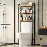 HOOBRO Over Toilet Storage Unit 3-Tier Bathroom Shelves Rustic Brown EBF41TS01 view 6