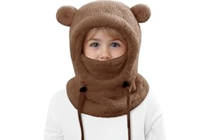 Jastore Kids Ski Balaclava for Boys Girl Winter Hat for Kids Toddle Warm Balaclava Hood Neck Scarf