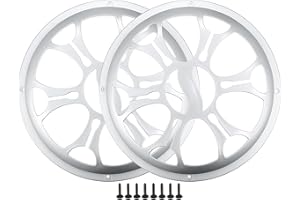 ACROPIX Universal 10" Car Speaker Grills Cover Round 10 Inch Audio Speaker Subwoofer Guard Protective Case with Mounting Scre