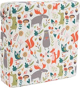 NUOBESTY Baby Eetkamerstoel Verhoging Kussen Kinderstoel Stoelverhoger Wasbaar Stoel Zitkussen Met Riem Voor Peuters Kinderen Baby Baby Wit