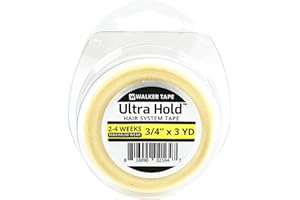 Walker Tape Ultra Hold | Long Lasting Hair System Adhesive for Extensions, Wigs, Toupees | Authentic by Walker Tape (3/4" x 3