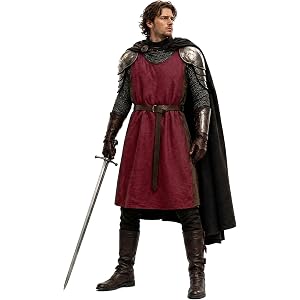 VIBNRIX Men's Medieval Tabard Surcoat — 100% Cotton Sleeveless Knight Tunic for Renaissance Faire, LARP & Cosplay