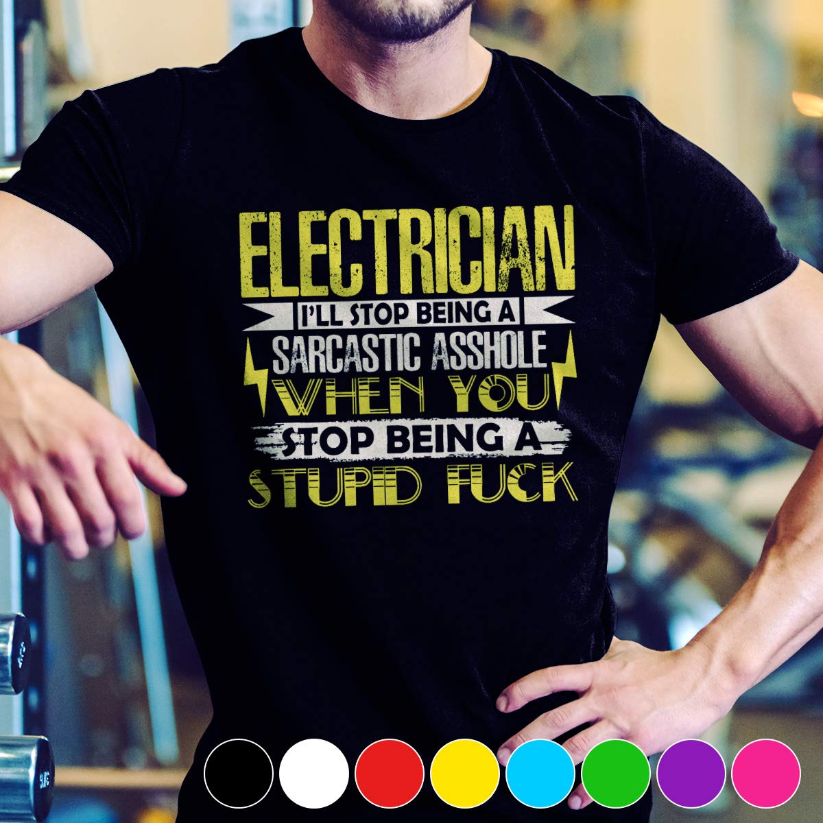 Amazoncom Electrician Sarcastic Electrician Stop Being A - 