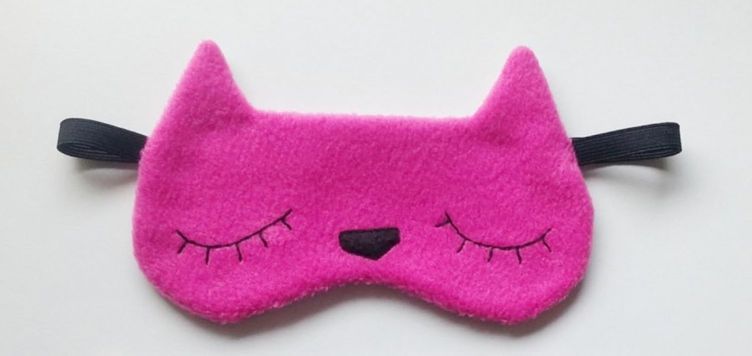 Sleep Mask, Cute Sleeping Mask Set Natural Eye Cover for