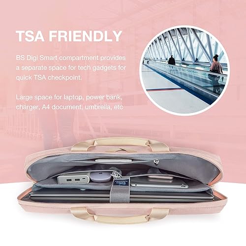 BAGSMART Laptop Bag for Women, Laptop Sleeve, Inch Laptop