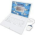 Lexibook, Educational and Bilingual Laptop Italian/English, Toy with 124 Activities to Learn Mathematics, Dactylography, Logic, Clock Reading, Play Games and Music, White, JC598i5