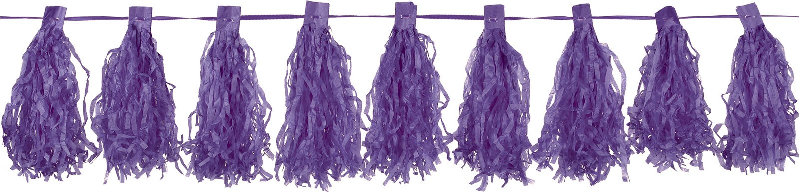 amscan Purple Tassel Garland