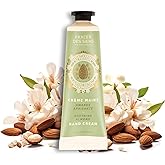 Panier des Sens - Small Hand Cream for Dry Cracked Hands – Almond Mini Hand Lotion for Dry Skin - With Shea Butter and Sweet Almond Oil - Hand Care 97% Natural Ingredients - Travel Size 1 floz