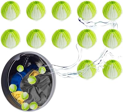 12 Pcs Atrapa Pelos Lavadora,Quita Pelos Mascota Reutilizables,para Gatos Perros,Pelusas y Suciedad,Compatible con Todas Las Lavadoras