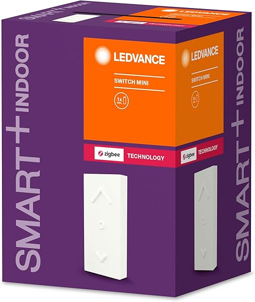 LEDVANCE Smart Mini Switch Wei ZigBee Lichtschalter Dimmer und Fernbedienung fr LED Lampen Erweiterung fr Ihr Smart Home