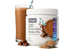 HMR 120 Chocolate Shake Meal Replacement Powder | Chocolate Shake Mix to Support Healthy Weight Loss | 12g of Protein | Nutritional Drink | Low Calorie Food | 12 Servings