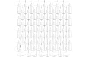 100 Pcs 10 ML Precision Tip Applicator Bottle Mini Needle Tip Glue Applicator Bottles Plastic Fine Squeeze Bottle for Alcohol
