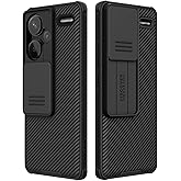 WVOZWWO for Xiaomi redmi Note 13 Pro Plus 5G Case, Slim case Protective Cover with Camera Protector Hard PC TPU Thin Anti-Scratch Phone Case for Redmi Note 13 pro+ 5G (Note13 ProPlus Black)
