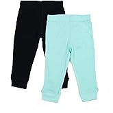 Leveret Solid Baby Crawling Pants & Legging Set Kids Baby Pants (Size 3-24 Months) Variety of Colors