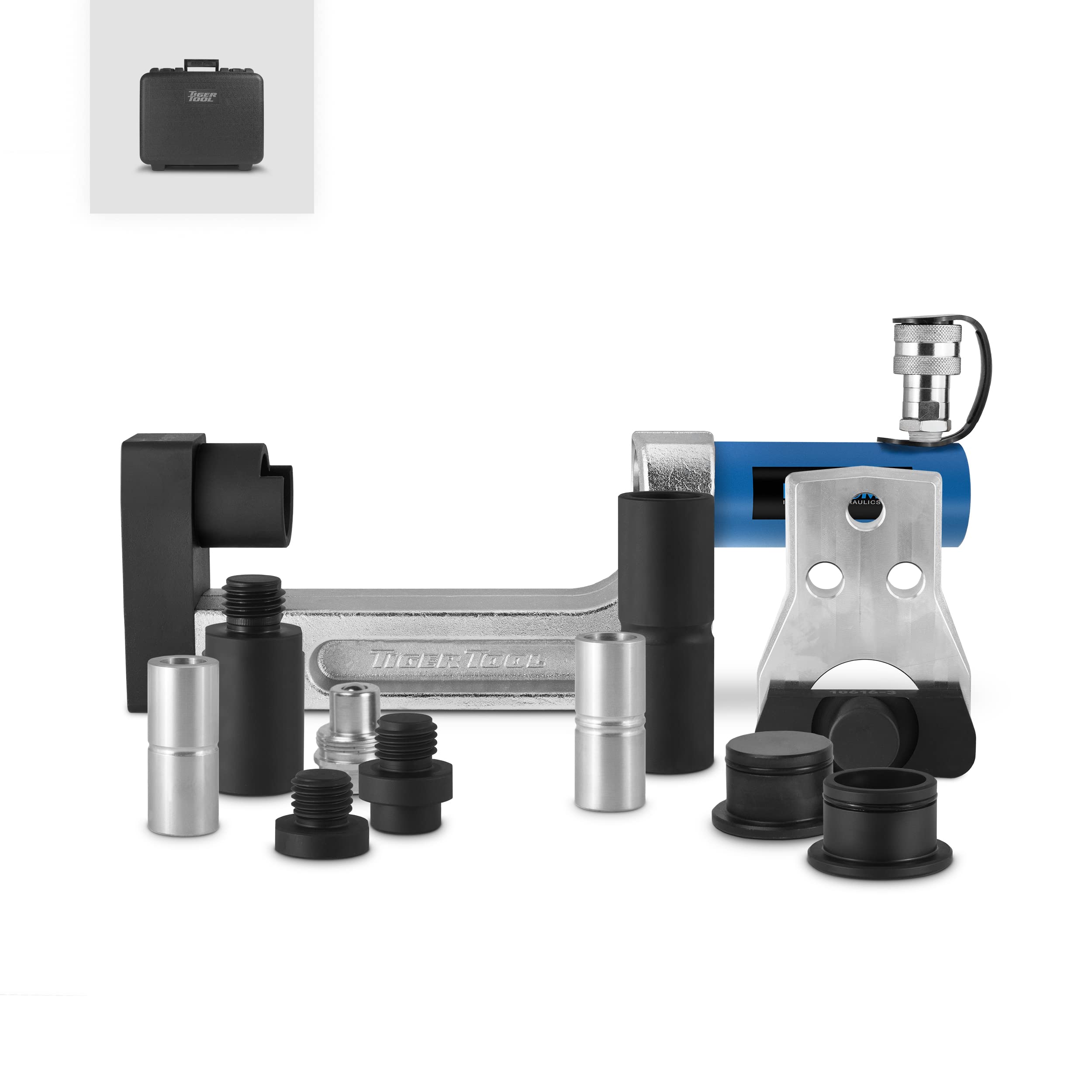 Photo 1 of Tiger Tool Hydraulic Wheel Stud Service Kit for use on Drum and Disc Applications, for use on Class 6 – 8 Transportation Trucks, Semi Trucks, and Heavy Duty Equipment, 10618