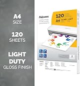 Fellowes 120pk A4 Laminating Pouches Glossy Finish 80 Micron 120 Sheets view 2