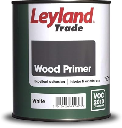Leyland Trade Wood Primer White 750ml Bare Timber Interior Exterior Adhesion