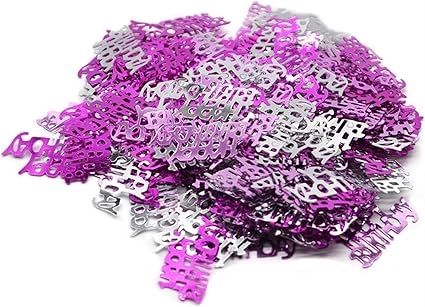Amazon Com 1pack Happy Birthday Confetti Decoration Gold Letter