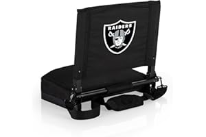 PICNIC TIME NFL Unisex-Adult NFL Gridiron Stadium Seat, Lightweight, Portable Folding Chair for Bleachers and Benches