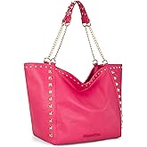 Montana West Large Tote Bag for Women Oversized Shoulder Purses with Chain Handbags