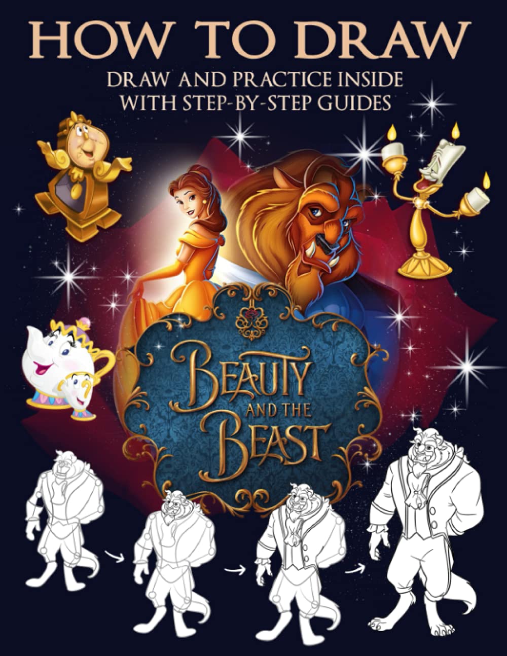 How To Draw Beauty And The Beast 30 Minute Drawing For Beginners With Beauty And The Beast Color Wonder Creativity Hyosuke Osada Amazon Com Books