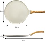 SENSARTE Nonstick Pancake Pan 26cm with Spreader Induction Compatible Ceramic view 6