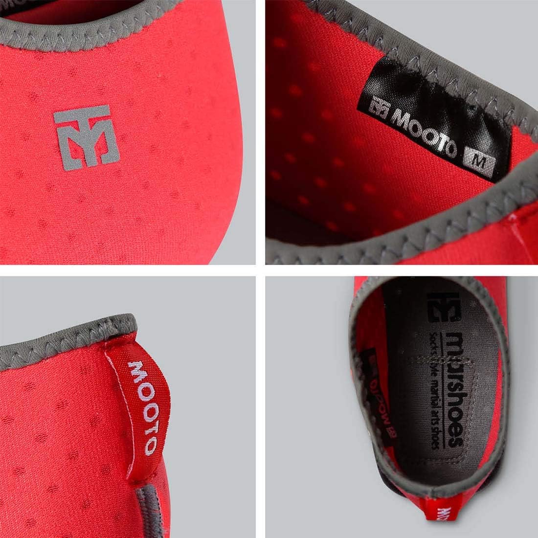 Mooto Korea Taekwondo MarShoes Mar Shoes with Pouch MMA Martial Arts Yoga Gym Academy School House Skin Socks Type Red and Navy 2 Colors : Sports & Outdoors