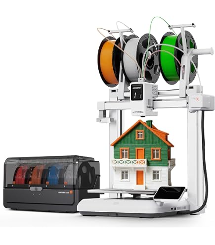 Bundle 8 Colors） Anycubic Kobra 3 Max Combo 3D Printer, 8