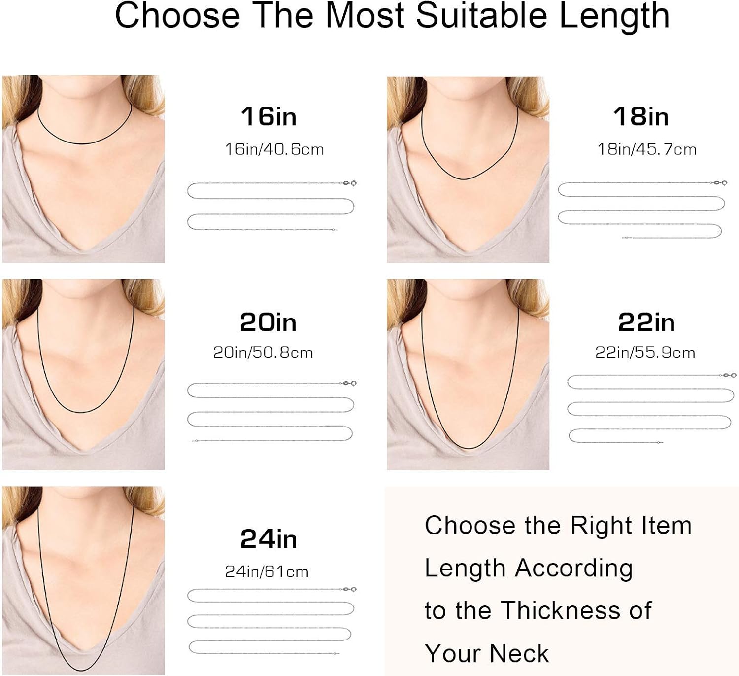 Jewlpire 925 Sterling Silver Chain Necklace Chain for Women Girls 1.1mm Cable Chain Necklace Upgraded Spring-Ring Clasp - Thin & Sturdy - Italian Quality 18 Inch: Jewelry