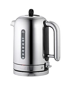 Dualit 72837 Classic Kettle-Polished Panels, 1.7 L, Chrome