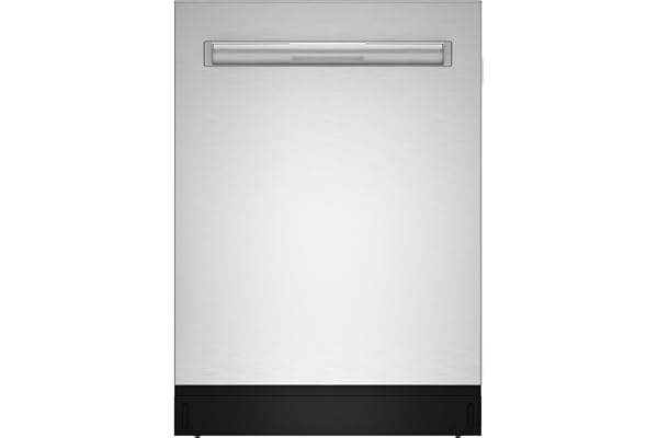 Sharp SDW6726MS 24-inch Stainless Steel Dishwasher, 47 dB Library Quiet, Third Rack, Power Wash Sprayer, 12 Place Settings,