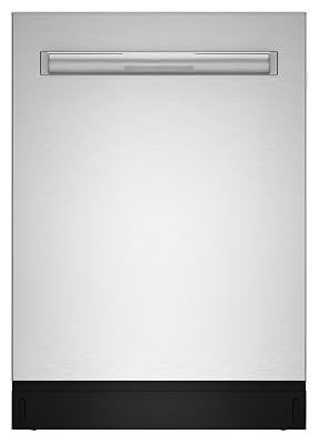 SHARP SDW6767HS Smart Dishwasher Works with Alexa. Includes LED Interior lights, Stainless Steel interior, Heated Dry with Fan Assist, Wash Zone cleans half load on either rack, Adjustable Third Rack