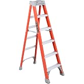 Louisville Ladder 6 ft Fiberglass Step Ladder, FS1506, Type IA, 300 lbs